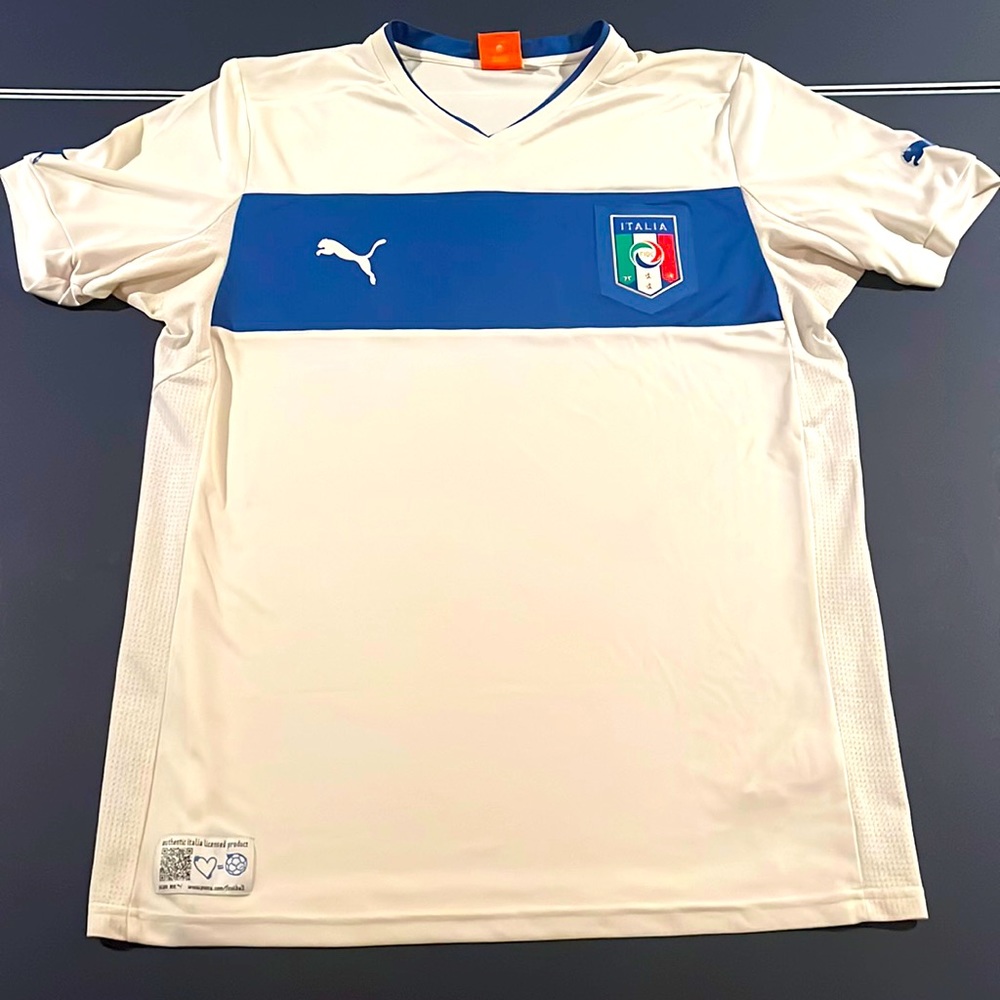 Authentic Italy Men’s National Team 2012-2013 Vintage Away Jersey Adult Large